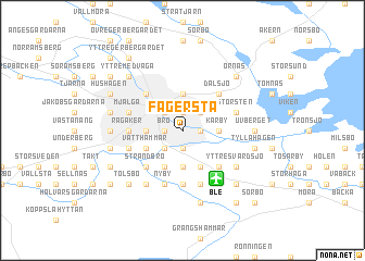 map of Fagersta