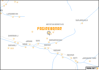 map of Fagīr-e-Banar