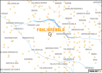 map of Fahlīān-e Bālā