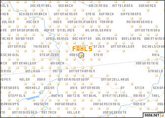 map of Fahls