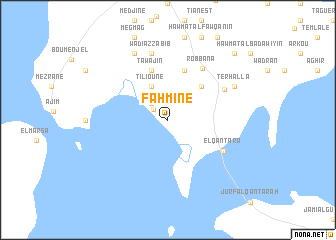 map of Fahmine