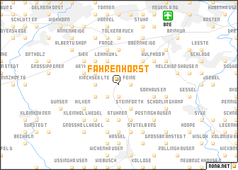 map of Fahrenhorst