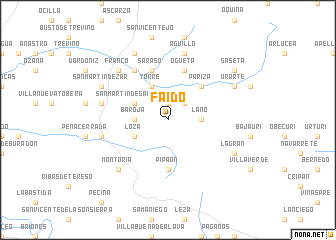 map of Faido