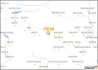 map of Faido