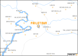 map of Failetown