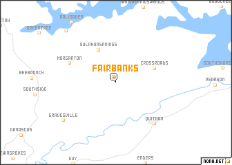 map of Fairbanks