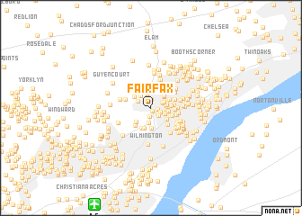 map of Fairfax