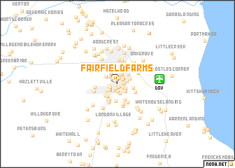 map of Fairfield Farms