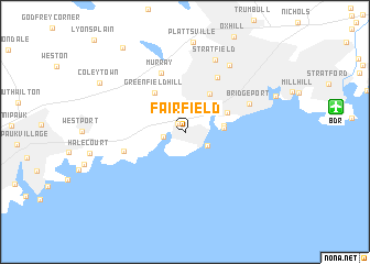 map of Fairfield