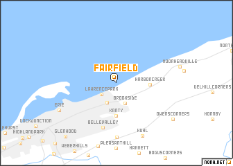 map of Fairfield