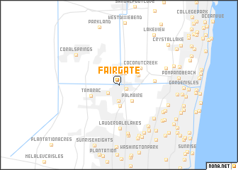 map of Fair Gate