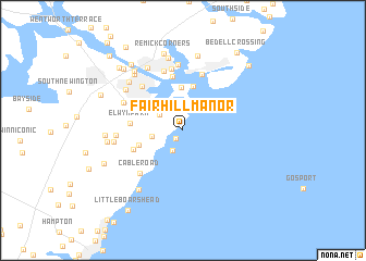 map of Fairhill Manor