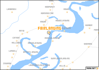 map of Fair Landing