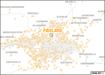 map of Fairland