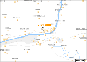 map of Fairland
