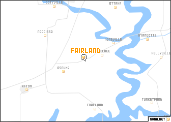 map of Fairland
