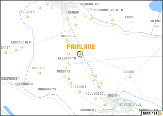 map of Fairlane