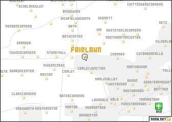 map of Fairlawn