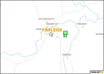 map of Fairleigh