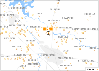 map of Fairmont