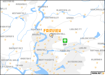 map of Fairview