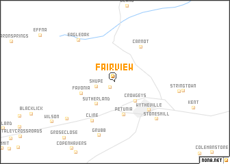 map of Fairview