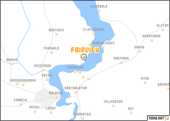 map of Fairview