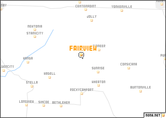 map of Fairview