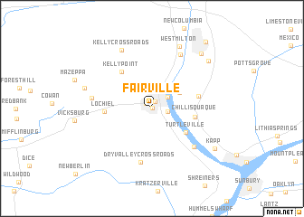 map of Fairville