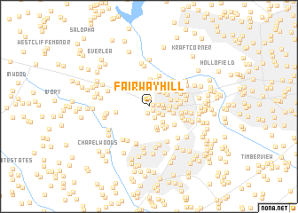map of Fairway Hill