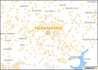 map of Fairwind Farms