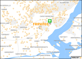 map of Fairwinds