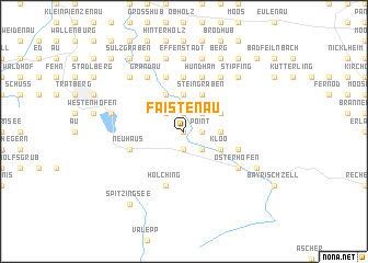 map of Faistenau