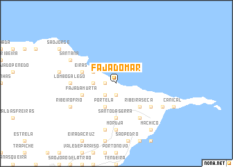 map of Fajã do Mar