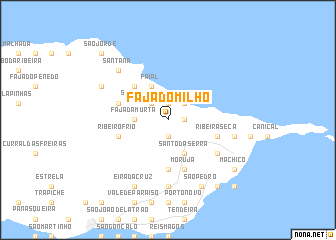 map of Fajã do Milho