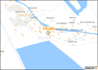 map of (( Faj‘ah ))