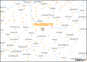 map of Fajonquito