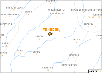 map of Fakhrah