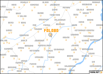 map of Falaba