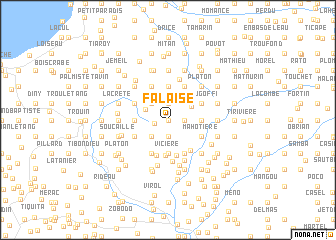 map of Falaise