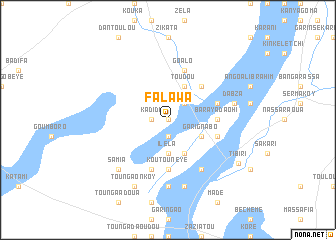 map of Falawa