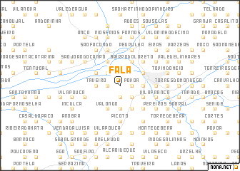map of Fala