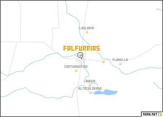 map of Falfurrias