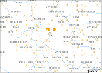 map of Fāliḩ