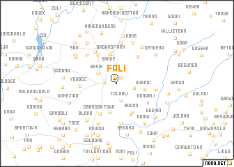 map of Fali