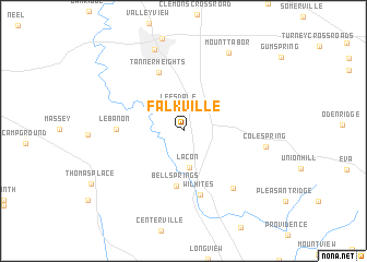 map of Falkville