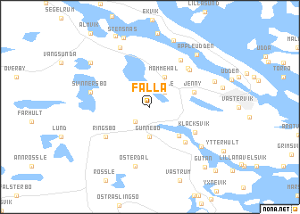 map of Falla