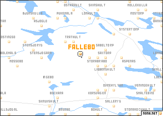 map of Fallebo