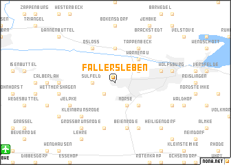map of Fallersleben