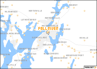 map of Fall River